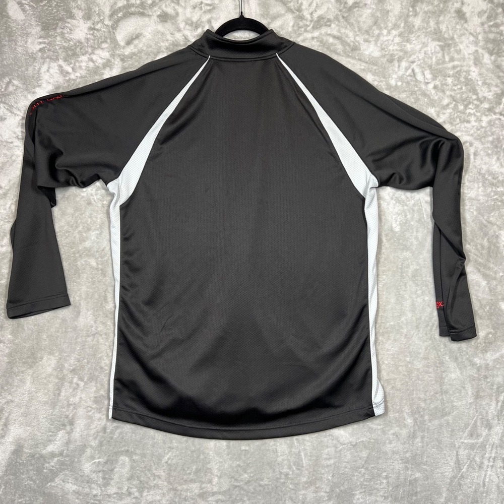 ALO CoolFit  1/4 Zip Shirt Men's XXL Black Long Sleeve Activewear‎ Pullover - Picture 2 of 13